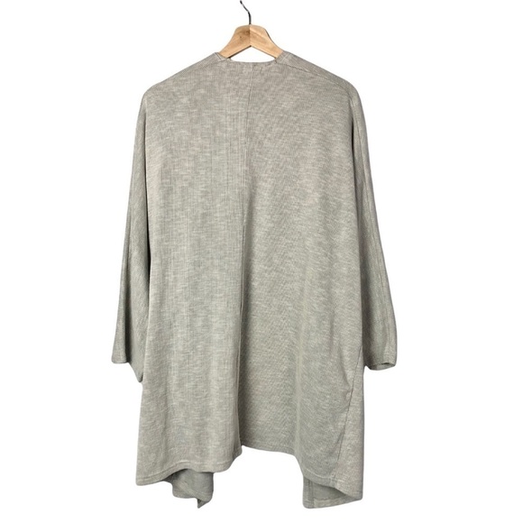 Anthropologie DONNI One Size Ribbed Cardigan Sweater Coat with Pockets OSFA - Picture 4 of 8